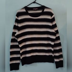 Men's Black Striped Sweater
